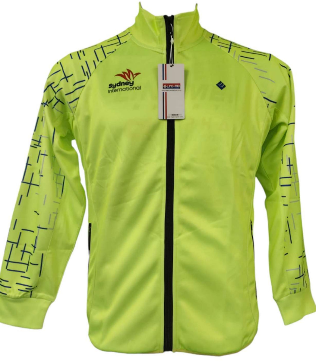 2024 Sydney International Neon green Jacket Alpha Badminton