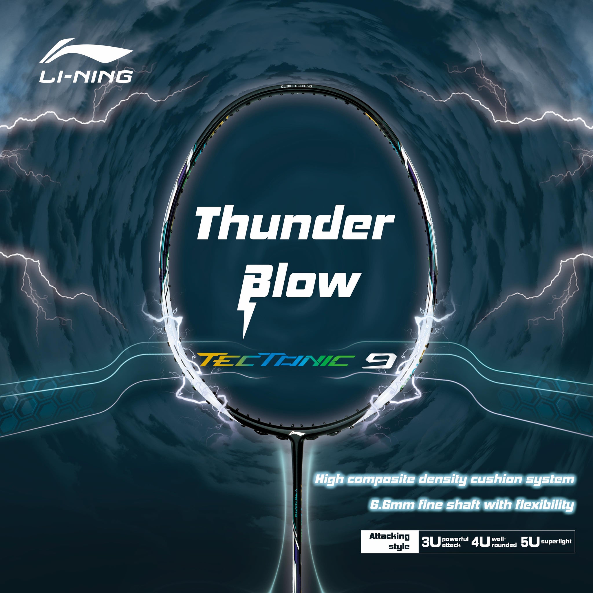 Li-Ning Badminton Racquet Tectonic 9 – Alpha Badminton